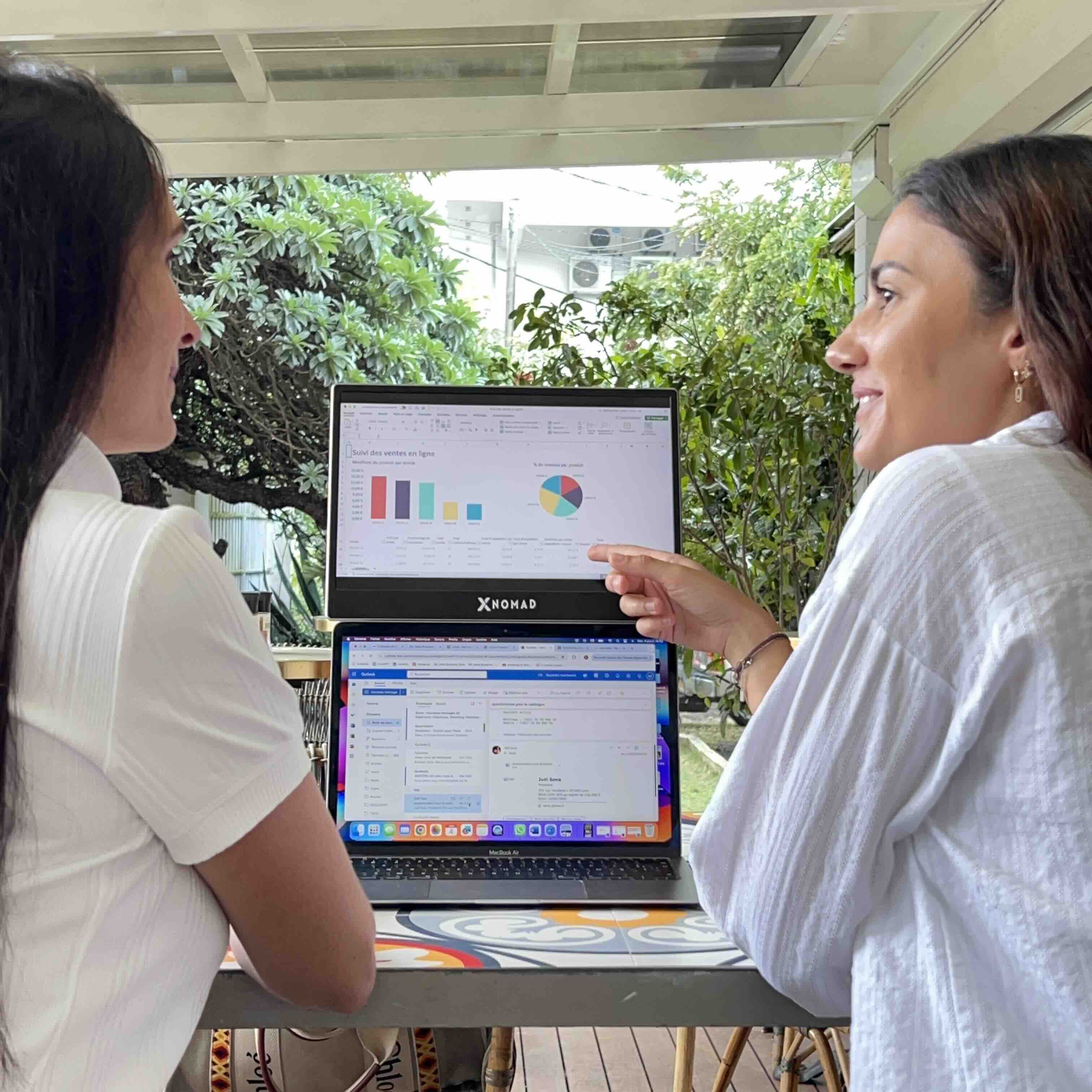 X2 Plus® Tragbarer Einzelbildschirm 15,6" – Platzsparend & Ergonomisch