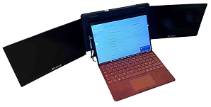 Image du produit X3 Pro® Tragbarer Doppelbildschirm 13,3
